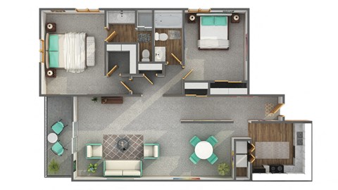 The Corktree Deluxe Floor Plan | Preserve West at Preserve West, Madison, WI, 53711